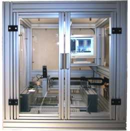 Dosiersystem in Reinraumkammer